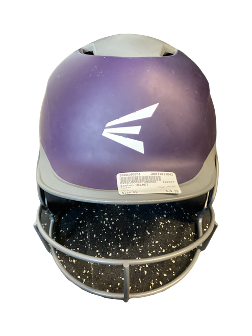 Vist Large View of Product Image Which is Used Easton HELMET Batting Helmet w/Mask Grey One Size