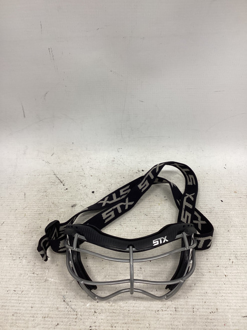 Vist Large View of Product Image Which is Used STX FOCUS S GOGGLE Lacrosse Facial Protect Black SM