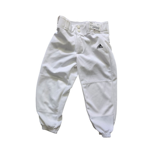 Vist Large View of Product Image Which is Used Adidas BASEBALL PANTS YTH XS BB/SB Pant Boys White XS