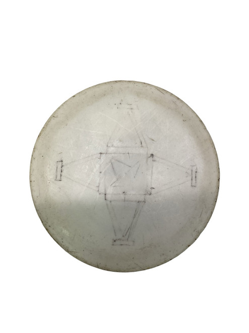 Vist Large View of Product Image Which is Used WHITE MIDRANGE Disc Golf Mid Range White
