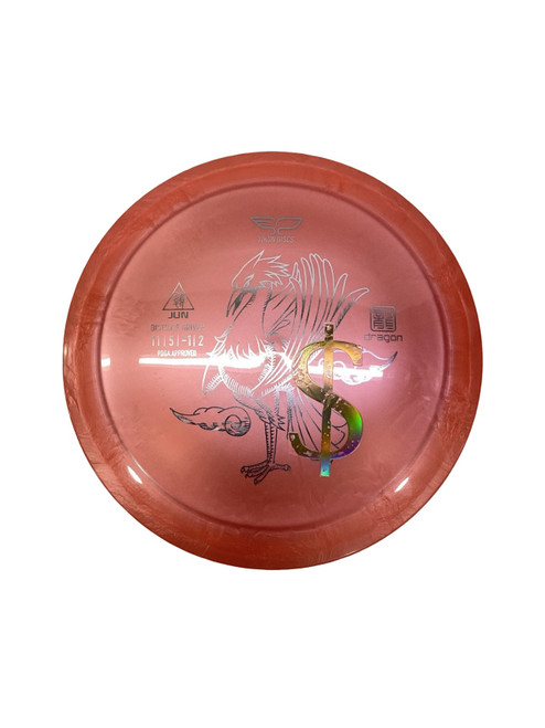 Vist Large View of Product Image Which is Used YIKUN JUN DRAGON Disc Golf Driver Coral