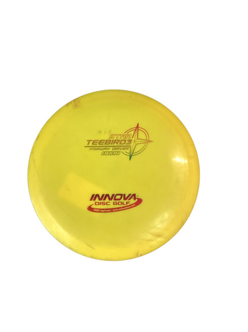 Vist Large View of Product Image Which is Used Innova STAR TEEBIRD3 Disc Golf Driver Yellow 173g