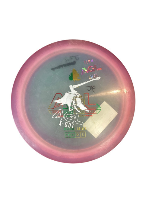 Vist Large View of Product Image Which is Used AGL CEDAR Disc Golf Driver Pink 173g