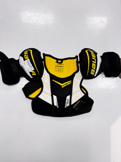 Vist Large View of Product Image Which is Used Bauer S 150 Youth Shoulder Pads LG
