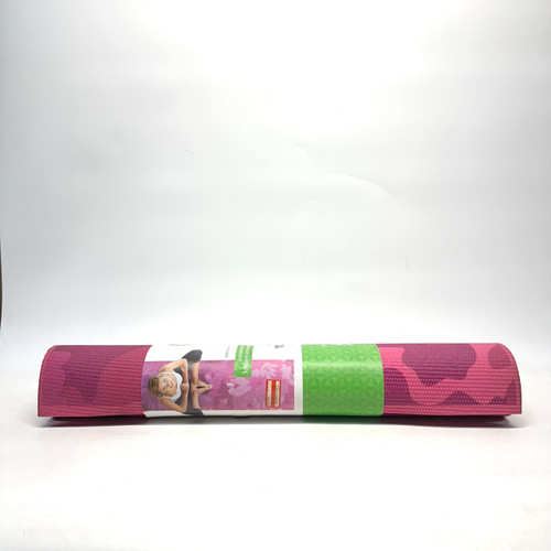 Vist Large View of Product Image Which is Used Gaiam CLASSIC Yoga Mat Pink 3.0MM