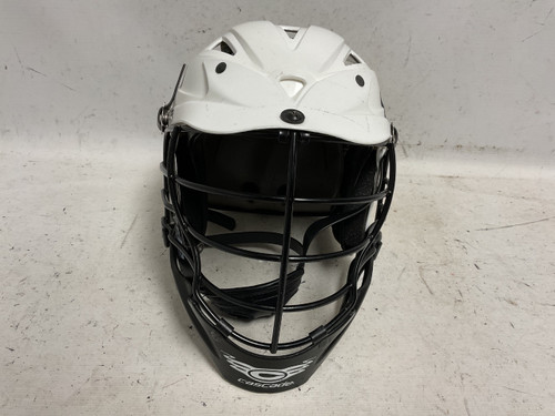 Vist Large View of Product Image Which is Used Cascade CPX R Lacrosse Helmet White One Size