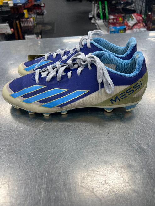Vist Large View of Product Image Which is Used Adidas MESSI Soccer Cleats Royal Blue Senior 12