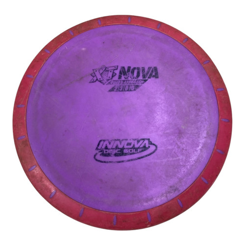 Vist Large View of Product Image Which is Used Innova XT NOVA Disc Golf Putter Purple