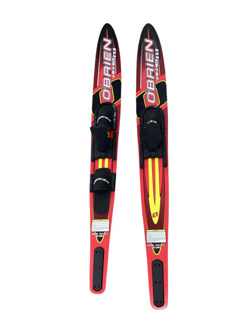 Vist Large View of Product Image Which is Used O'Brien Pair of Skis Red 134"