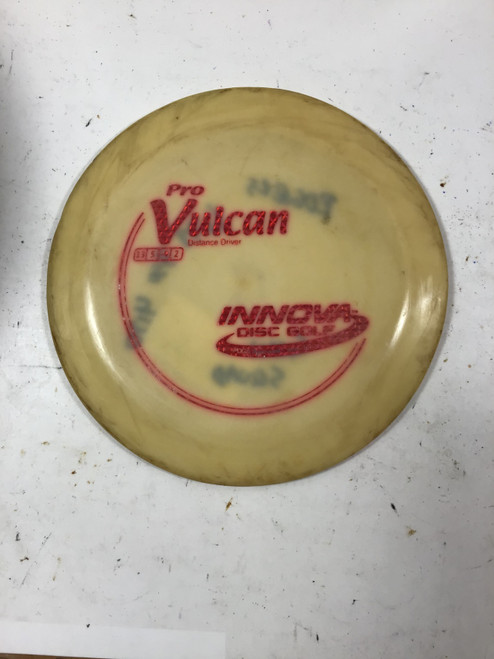 Vist Large View of Product Image Which is Used Innova PRO VULCAN Disc Golf Driver White