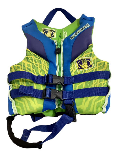 Vist Large View of Product Image Which is Used Body Glove Child PFD Green 