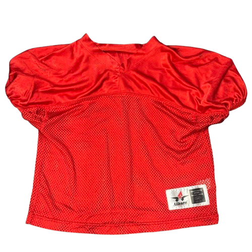 Vist Large View of Product Image Which is Used Alleson YOUTH PRACTICE JERSEY FB Top Youth Red SM