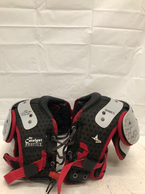 Vist Large View of Product Image Which is Used All-Star CATALYST PROFILE FB Shoulder Pads Black SM