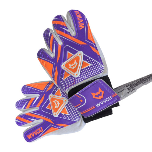 Vist Large View of Product Image Which is Used WVVOU GOALIE GLOVES Soccer Goalie Gloves Purple 6