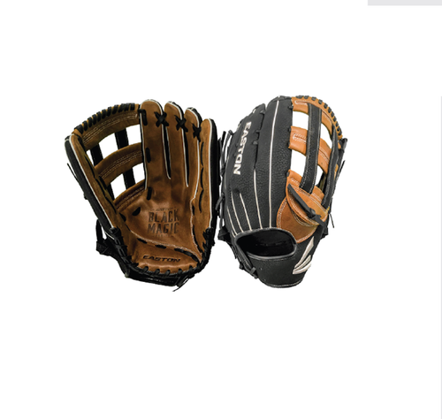 Vist Large View of Product Image Which is New Easton Black Magic Gloves, 12"-14"