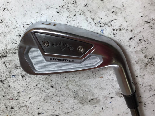 Vist Large View of Product Image Which is Used Callaway X FORGED CB Mens Individual Iron RH 5 Iron