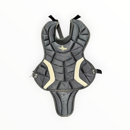 Vist Large View of Product Image Which is Used All-Star ALL-STAR CHEST PROTECTOR Catchers Chest Protector Black Adult