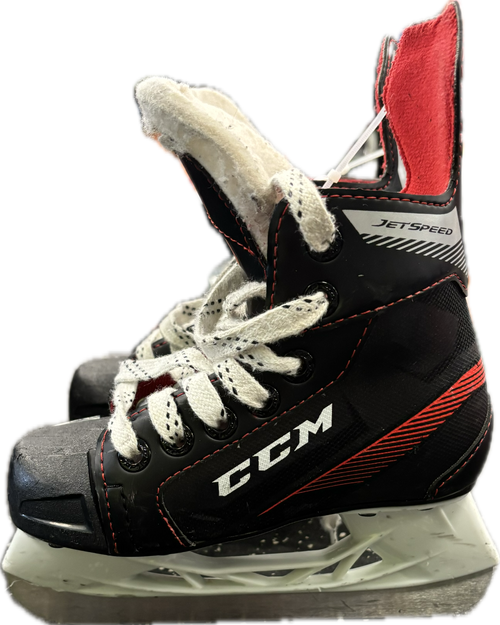 Vist Large View of Product Image Which is Used CCM JETSPEED FT455 Youth Hockey Skate Youth 10.0