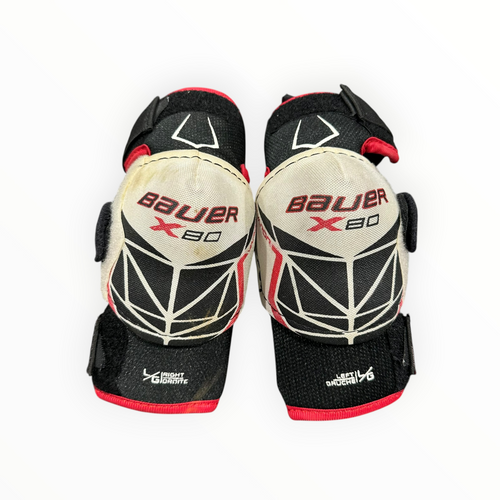 Vist Large View of Product Image Which is Used Bauer X80 Junior Elbow Pads LG