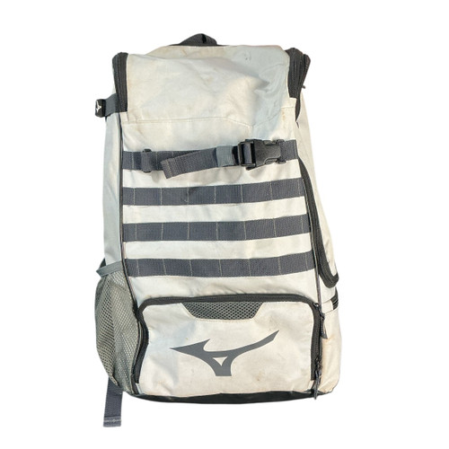 Vist Large View of Product Image Which is Used Mizuno MIZUNO PLAYER BACKPACK BB/SB Player Backpack White