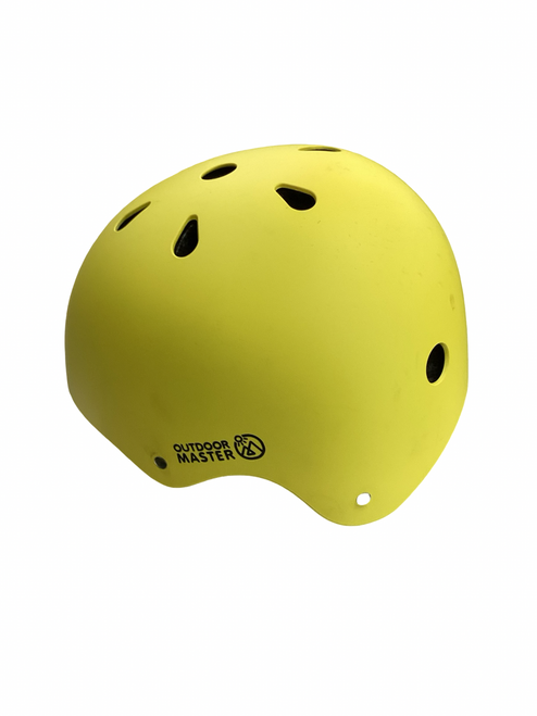 Vist Large View of Product Image Which is Used OUTDOOR MASTER HELMET Bike Helmet Yellow MD