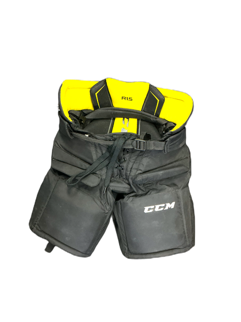 Vist Large View of Product Image Which is Used CCM R1.5 Junior Goalie Pant Black MD