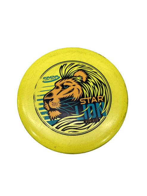 Vist Large View of Product Image Which is Used Innova STAR LION Disc Golf Mid Range Yellow
