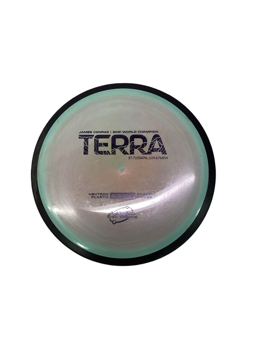 Vist Large View of Product Image Which is Used MVP TERRA Disc Golf Driver Black