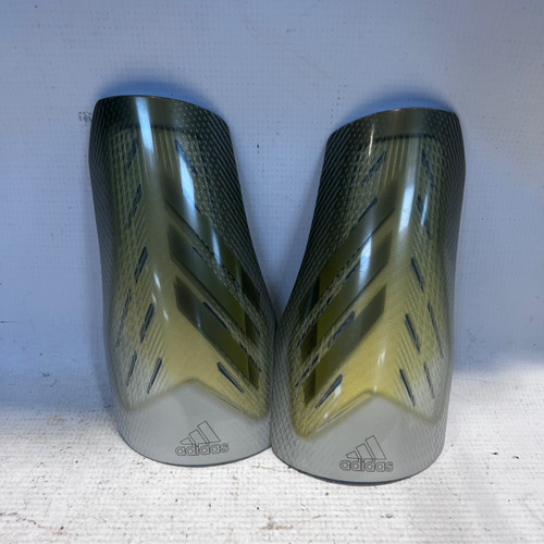 Vist Large View of Product Image Which is Used Adidas Soccer Shin Guards Adult Yellow LG