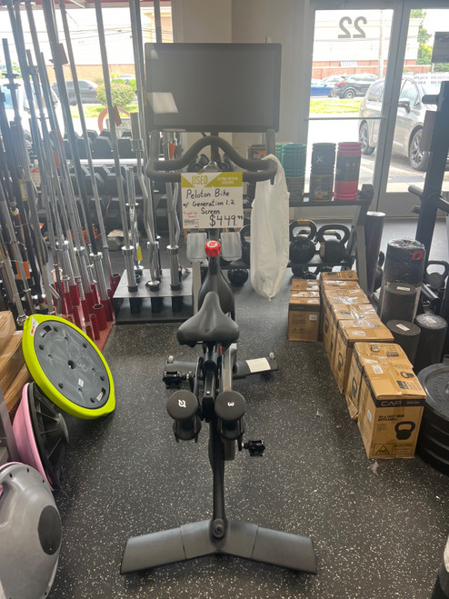 Vist Large View of Product Image Which is Used Peloton BIKE GENERATION 1.2 SCREEN Indoor Cycle