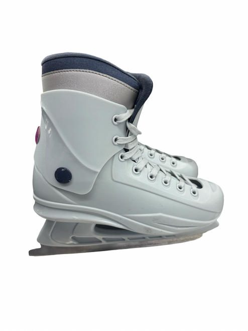 Vist Large View of Product Image Which is Used OXELO FS WomensFigure Skate Grey Senior 10.5