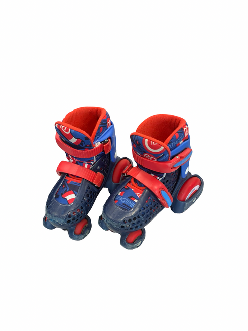 Vist Large View of Product Image Which is Used RollerDerby ADJUSTABLE QUAD Child Roller Quad Skates Red Adjustable