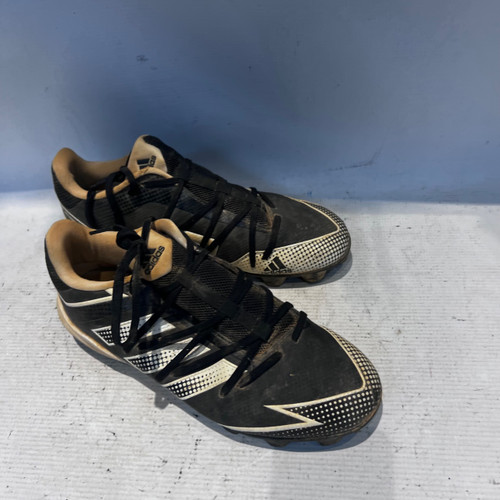Vist Large View of Product Image Which is Used Adidas 3 STRIPE . BB/SB Cleats Black Senior 8