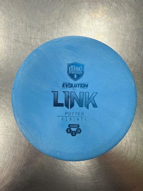 Vist Large View of Product Image Which is Used Discmania EVOLUTION LINK Disc Golf Putter Royal Blue