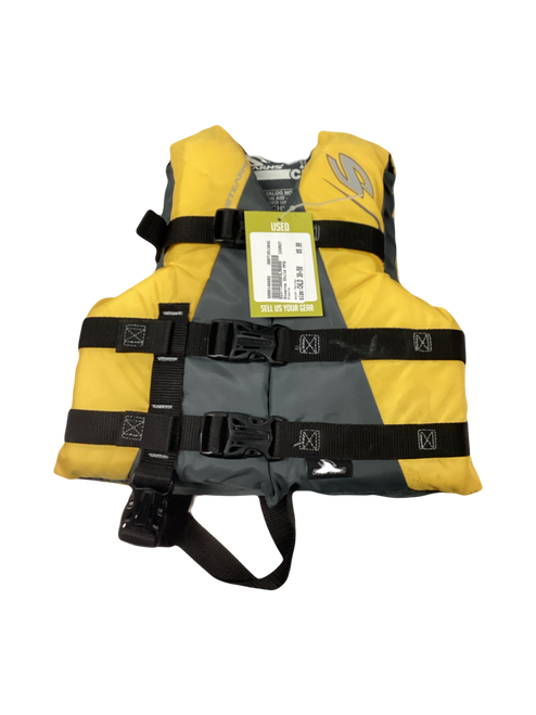 Vist Large View of Product Image Which is Used Stearns Child PFD Yellow Child 30-50