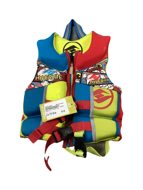 Vist Large View of Product Image Which is Used Hyperlite Youth PFD Navy Blue Youth 50-90