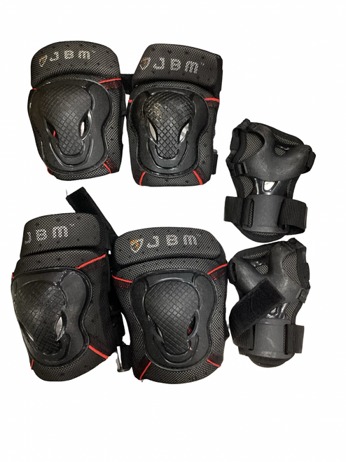 Vist Large View of Product Image Which is Used Jbm Skateboard Elbow Pads Black SM