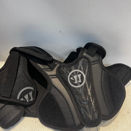 Vist Large View of Product Image Which is Used Warrior BURN Lacrosse Shoulder Pads Black SM
