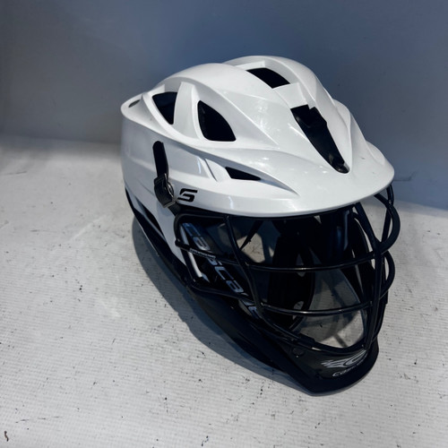 Vist Large View of Product Image Which is Used Cascade S Lacrosse Helmet White MD