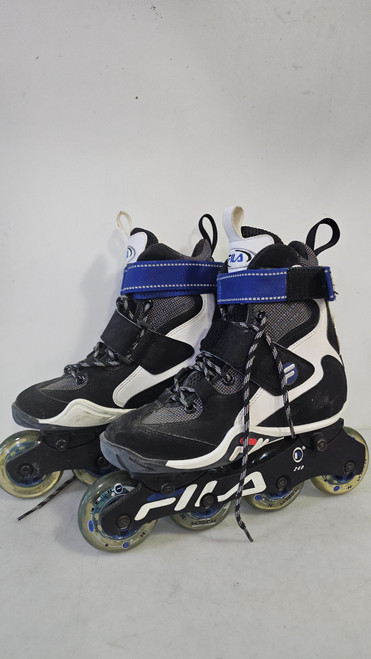 Vist Large View of Product Image Which is Used Fila WMN Junior Roller Quad Skates Black Junior 06