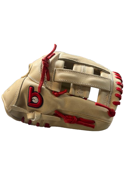 Vist Large View of Product Image Which is Like New BRADLEY NEXT PLAY 11 1/2 BB/SB Glove RH Throw Tan 11 1/2"