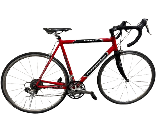 Vist Large View of Product Image Which is Used Cannondale CANNONDALE CAADE 8 MENS BIKE Hybrid/City Bike Mens Red 54-55cm - MD Frame