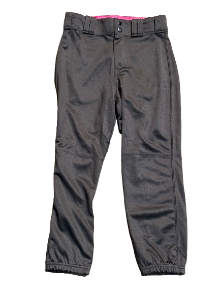 Vist Large View of Product Image Which is Used Alleson ALLESON KNICKER STYLE SOFTBALL PANT BB/SB Pant Womens Black SM
