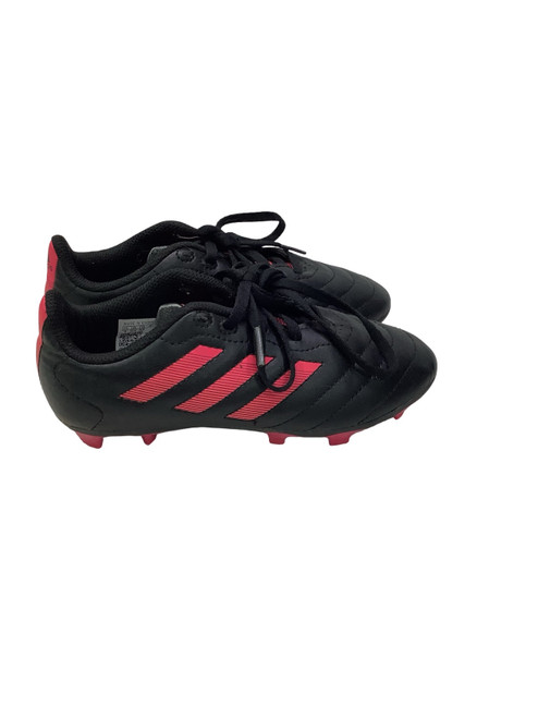 Vist Large View of Product Image Which is Used Adidas Soccer Cleats Black And Pink Junior 01