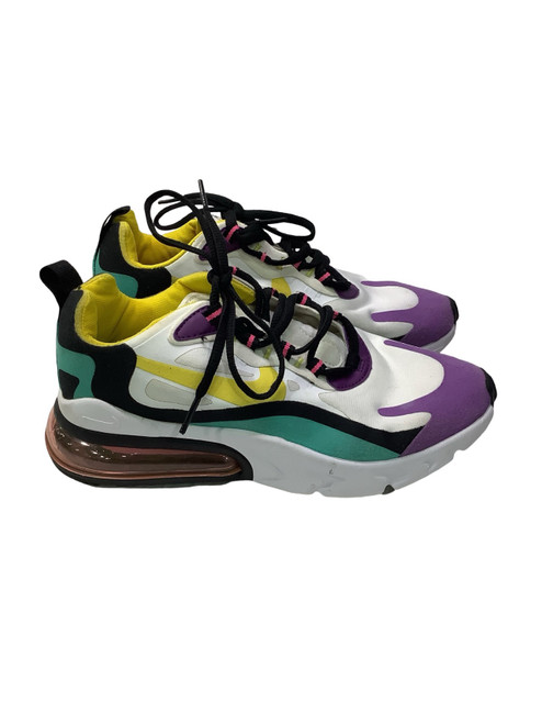Vist Large View of Product Image Which is Used Nike AIR MAX 270 REACT Basketball Shoes W White Senior 8