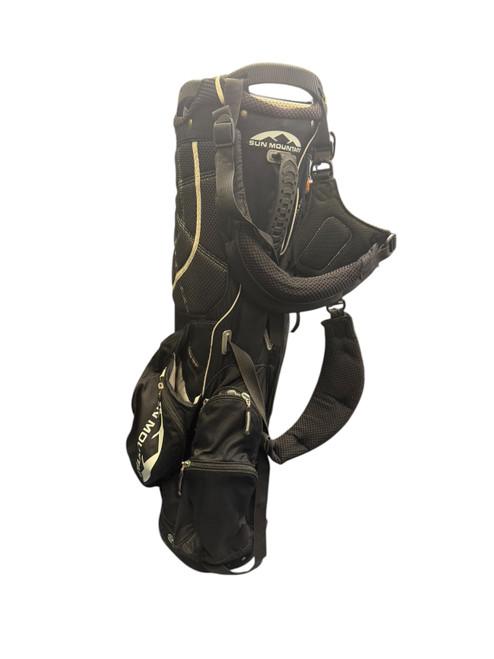 Vist Large View of Product Image Which is Used Sun Mtn THREE FIVE STAND BAG Mens Stand Bag Black
