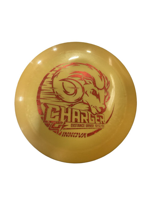 Vist Large View of Product Image Which is Used Innova G STAR CHARGER Disc Golf Driver Gold