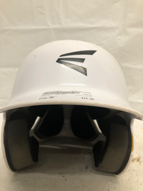 Vist Large View of Product Image Which is Used Easton HELMET Batting Helmet No Mask White MD