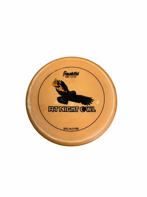 Vist Large View of Product Image Which is Used Franklin NIGHT OWL Disc Golf Putter Orange
