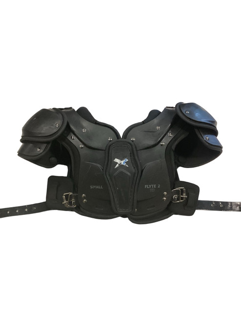 Vist Large View of Product Image Which is Used Xenith FLYTE 2 TD FB Shoulder Pads Black SM
